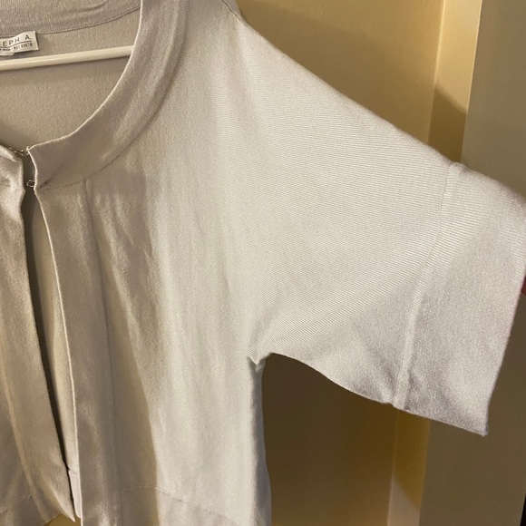 Joseph A. light grey cardigan sweater - Picture 5 of 7